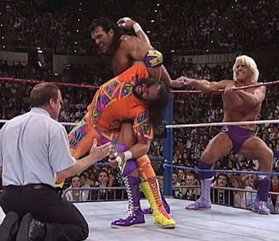 WWE Survivor Series 1992 Review -  Razor Ramon & Ric Flair work over Randy Savage