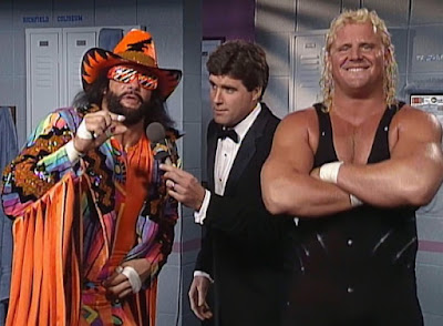 WWE Survivor Series 1992 Review -  Sean Mooney interviews Randy Savage & Mr Perfect