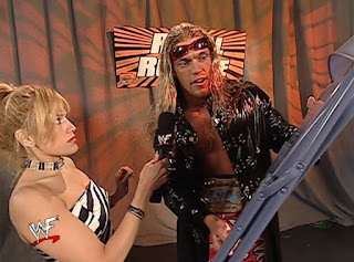 WWE / WWF Royal Rumble 2002 -Edge talks to Lilian Garcia about whacking William Regal with a chair