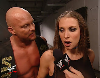 WWE / WWF Royal Rumble 2002 -Steve Austin sneaks up on Stephanie McMahon