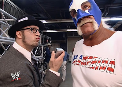 WWE Judgement Day 2003 Review - Gregory Helms questions Mr. America about his true identity