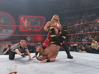 WWE / WWF No Way Out 2001 - Chris Jericho puts Chris Benoit in the Walls of Jericho