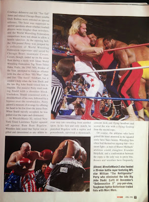 WWE - WWF Raw Magazine - April 1998 -   Butterbean and Marc Mero