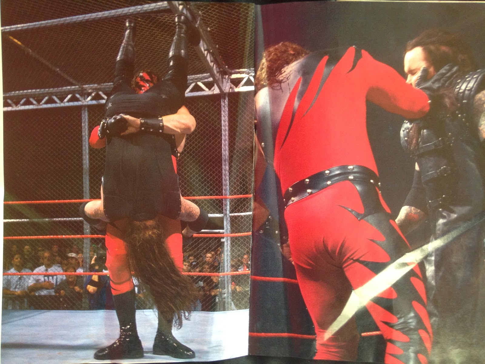 WWE - WWF Raw Magazine - April 1998 -  Kane vs. The Undertaker