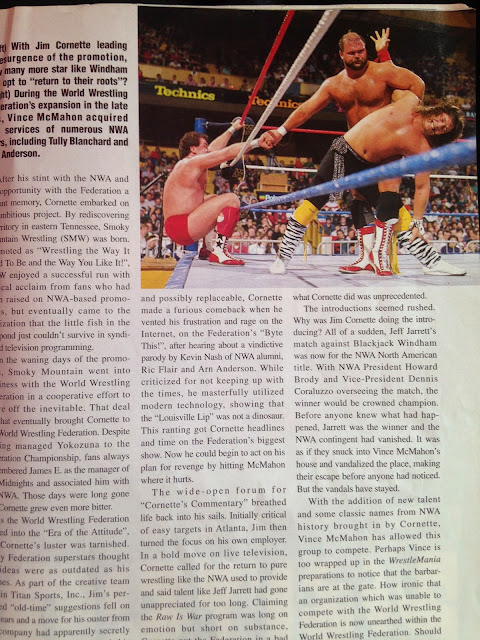 WWE - WWF Raw Magazine - April 1998 -  Feature on the 98 NWA revival in WWF