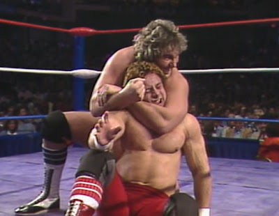 WWF The Wrestling Classic Review - Adrian Adonis puts a hurting on Dynamite Kid