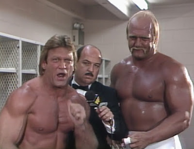 WWF The Wrestling Classic Review - Mean Gene Okerlund interviews Paul Orndorff and Hulk Hogan