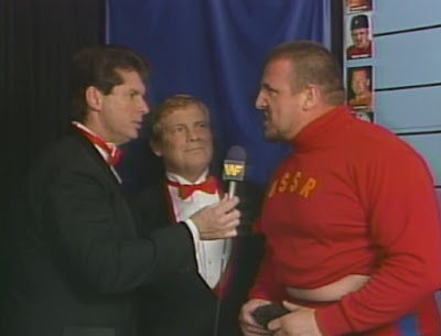 WWF The Wrestling Classic Review - Nikolai Volkoff confronts McMahon and Lord Alfred