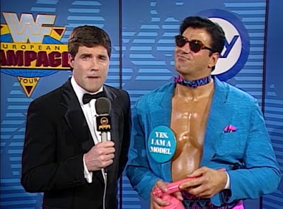 WWF UK Rampage 1992 - Sean Mooney interviews The Model Rick Martel