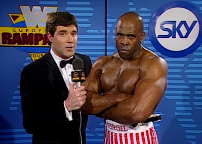 WWF UK Rampage 1992 - Sean Mooney interviews WWF Superstar Virgil