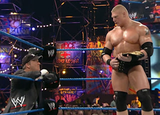 WWE Rebellion 2002 - Brock Lesnar and Paul Heyman