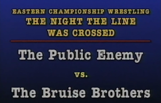 ECW - The Night The Line Was Crossed '94 Review -  The Public Enemy vs. The Bruise Brothers