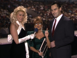 WCW Starrcade '90 Review  - Missy Hyatt interviews Alexandra York and Michael Wallstreet