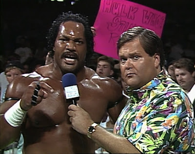 WCW Beach Blast '92 - Jim Ross interviews Ron Simmons