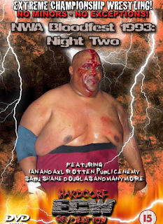 NWA - ECW Bloodfest '93 VHS cover