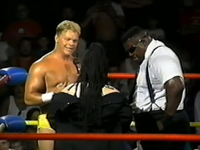 ECW Heatwave '94 Review - Shane Douglas (w/ Mr. Hughes) makes an offer to Angel