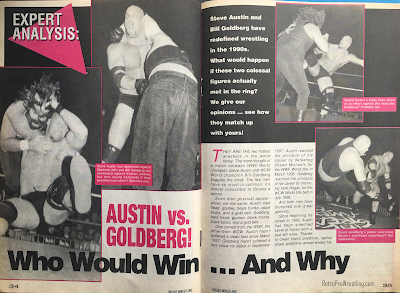 Inside Wrestling  - November 1998 - Steve Austin vs. Bill Goldberg - Who Would Win and Why?