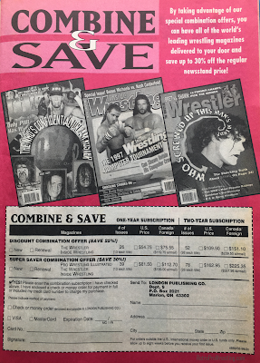 Inside Wrestling  - November 1998 - Combine and Save When You Subscribe to Pro Wrestling Illustrated