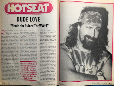 Inside Wrestling  - November 1998 -  Dude Love Interview: "Vince McMahon Ruined the WWF"