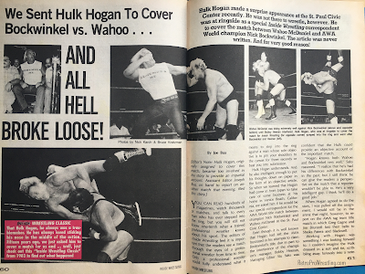 Inside Wrestling  - November 1998 -  Hulk Hogan covers Nick Bockwinkel vs. Wahoo McDaniel