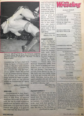 Inside Wrestling  - November 1998 - Sincerely Yours letters (2)