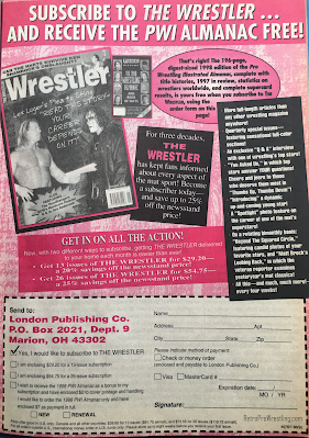 Inside Wrestling  - November 1998 -  Subscribe to The Wrestler