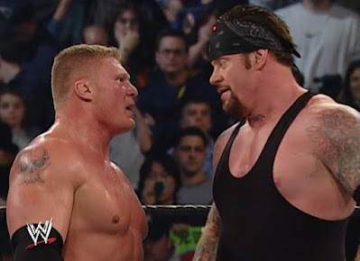 WWE Royal Rumble 2002 Review - The Undertaker confronts and congratulates Brock Lesnar