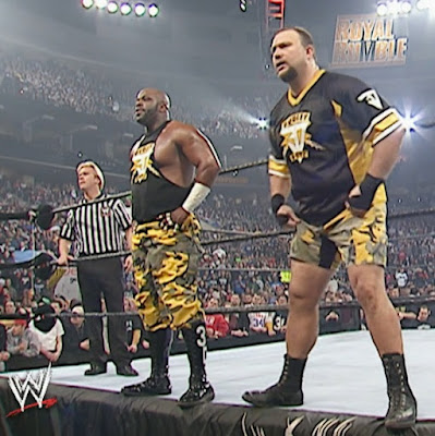 WWE Royal Rumble 2004 - The Dudleyz wait on Batista and Ric Flair