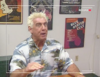 WCW Greed 2001 - Ric Flair acted like he was on all the cocaine in the world at this show