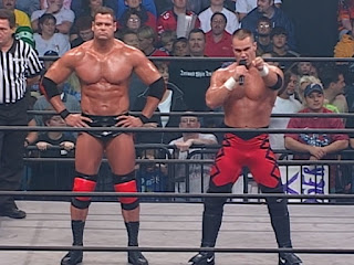 WCW Greed 2001 - Lance Storm and Mike Awesome faced Hugh Morrus and Konnan