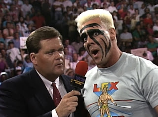 WCW Clash of the Champions XI - Sting issues a challenge to Ric Flair