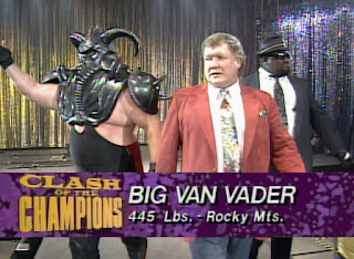 WCW Clash of the Champions 18 Review - Harley Race leads Big Van Vader and Mr. Hughes into battle