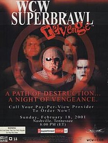 WCW Superbrawl Revenge 2001 - Event poster