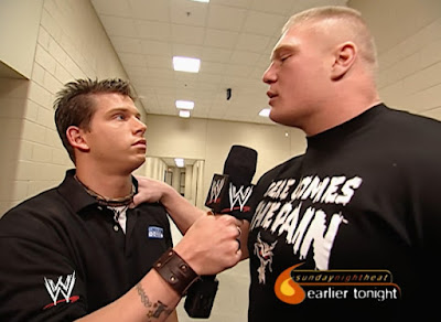 WWE Armageddon 2002 Review - Josh Mattews interviews Brock Lesnar