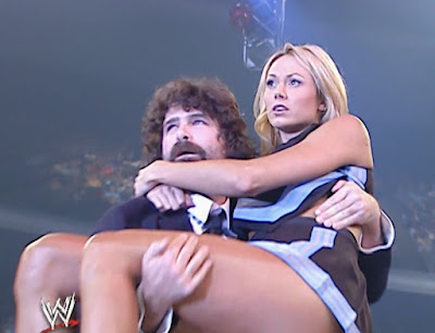 WWE Armageddon 2002 - Mick Foley and Stacey Keibler