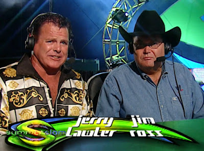 WWE Summerslam 2003 - Jim Ross and Jerry 'The King' Lawler called the raw action