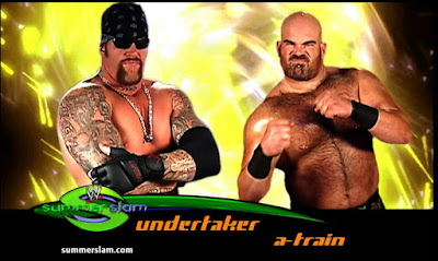 WWE Summerslam 2003 - The Undertaker vs. A-Train match graphic