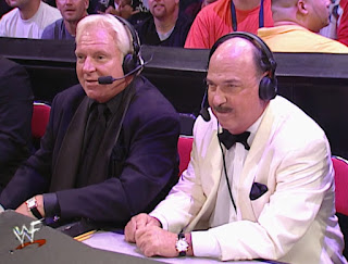 Bobby Heenan and Mean Gene Okerlund call the Wrestlemania X7 gimmic battle royal 