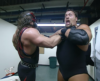 Kane chokes The Big Show at WWF Wrestlemania X7