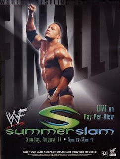 WWF Summerslam 2001 event poster