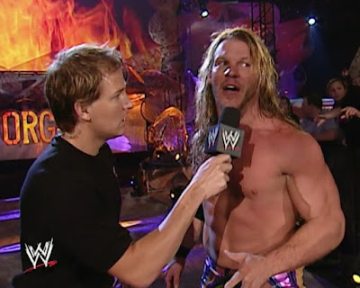 WWE Unforgiven 2003 - Marc Lloyd asks Chris Jericho why he got involved in the JR/King vs. Coachman/Snow match