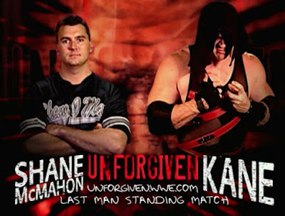 WWE Unforgiven 2003 - Kane vs. Shane McMahon: Last Man Standing