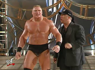 WWE / WWF Backlash 2002 - Paul Heyman leads Brock Lesnar into battle