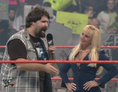 WWE / WWF Rebellion 2000 - Mick Foley and Debra set up announced tonight's main event