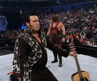 WWE / WWF Royal Rumble 2001 - The Honky Tonk man put in a surprise appearance in the Rumble match