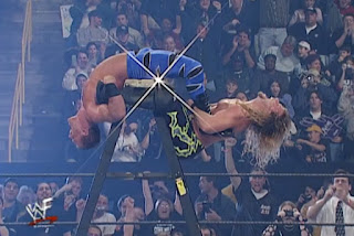 WWE / WWF Royal Rumble 2001 - Chris Benoit faced Chris Jericho in an excellent ladder match