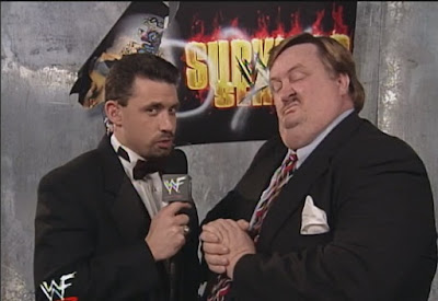 WWE / WWF Survivor Series 1998 Deadly Game - Michael Cole interviews Paul Bearer