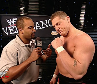 WWE / WWF Vengeance 2001 - WIlliam Regal talks to Coach about The Power of the Punch