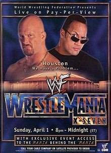 WWF Wrestlemania 17 event poster