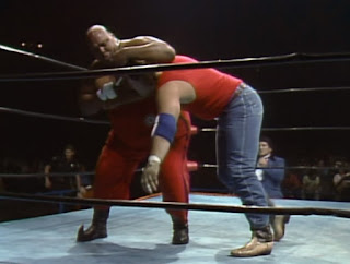 NWA Starrcade 1985 - Abdullah The Butcher faced Manny Fernandez in a 'Sombrero on a Pole' Mexican Death Match